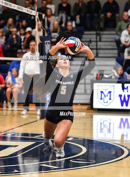 Thumbnail 2 in Marin Catholic vs. Redwood ( CIF NCS D2 Semi-Final ) photogallery.
