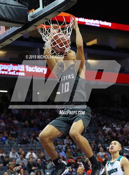 Thumbnail 3 in Sheldon vs. Sierra Canyon (CIF State Open Division Final) photogallery.
