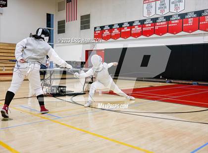 Thumbnail 2 in Harvard-Westlake Fencing Tournament photogallery.