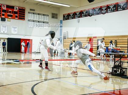 Thumbnail 2 in Harvard-Westlake Fencing Tournament photogallery.