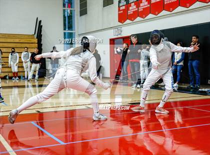 Thumbnail 2 in Harvard-Westlake Fencing Tournament photogallery.