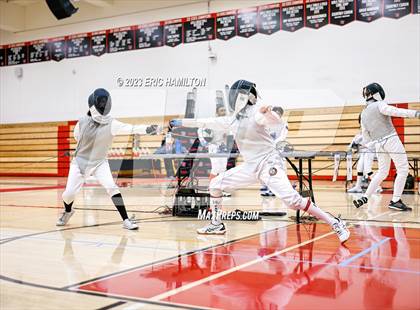 Thumbnail 2 in Harvard-Westlake Fencing Tournament photogallery.