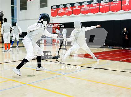 Thumbnail 2 in Harvard-Westlake Fencing Tournament photogallery.