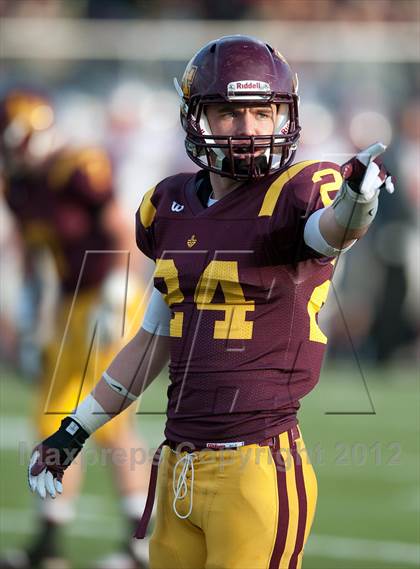Thumbnail 3 in Loyola Academy vs. Palatine photogallery.