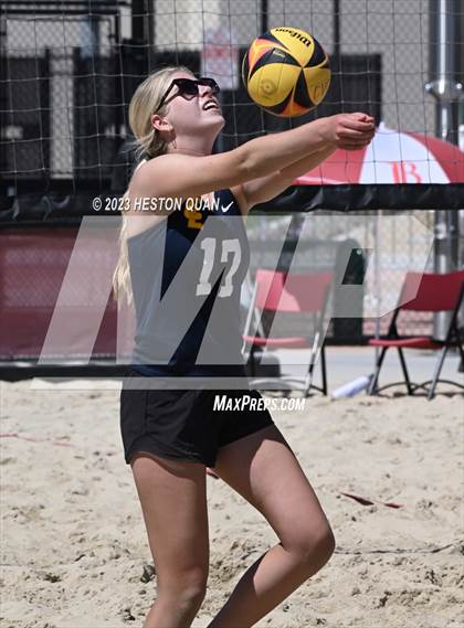 Thumbnail 2 in Capistrano Valley Christian vs. Crean Lutheran (CIF-SS D2 Final) photogallery.
