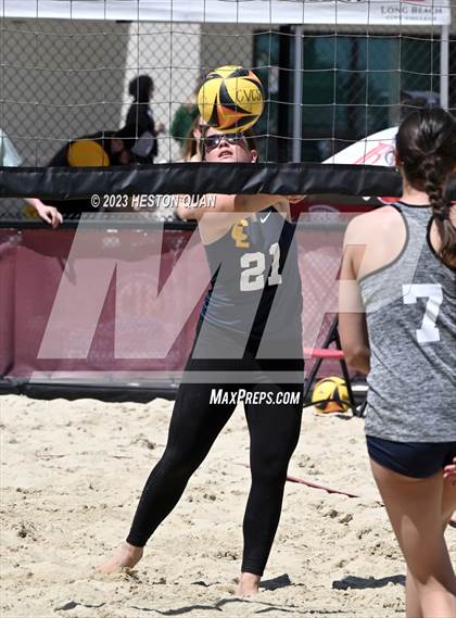 Thumbnail 2 in Capistrano Valley Christian vs. Crean Lutheran (CIF-SS D2 Final) photogallery.