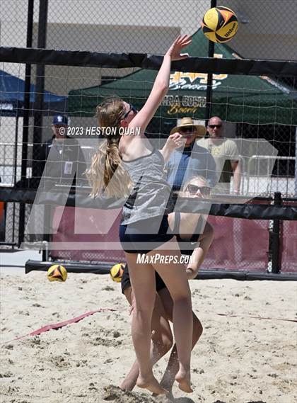 Thumbnail 2 in Capistrano Valley Christian vs. Crean Lutheran (CIF-SS D2 Final) photogallery.