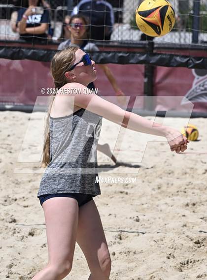 Thumbnail 2 in Capistrano Valley Christian vs. Crean Lutheran (CIF-SS D2 Final) photogallery.
