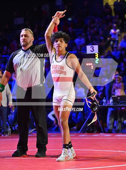 Thumbnail 3 in UIL 6A State Championships 106 lbv- 150 lb Finals photogallery.