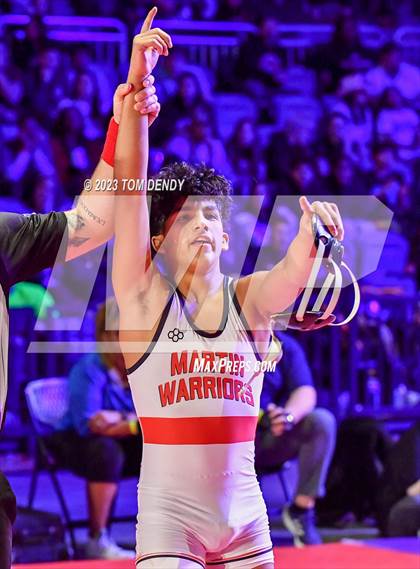 Thumbnail 1 in UIL 6A State Championships 106 lbv- 150 lb Finals photogallery.