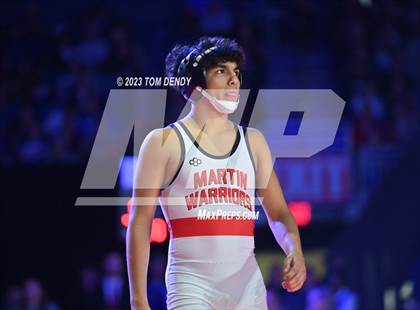 Thumbnail 1 in UIL 6A State Championships 106 lbv- 150 lb Finals photogallery.