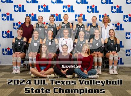 Thumbnail 1 in Johnson City vs. Wink (UIL 2A Volleyball Division I Final Medal Ceremony) photogallery.