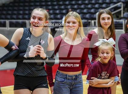 Thumbnail 3 in Johnson City vs. Wink (UIL 2A Volleyball Division I Final Medal Ceremony) photogallery.