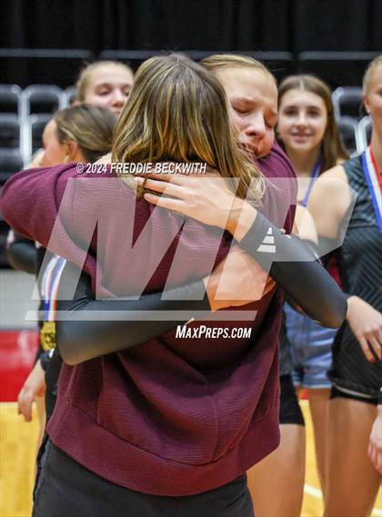 Thumbnail 2 in Johnson City vs. Wink (UIL 2A Volleyball Division I Final Medal Ceremony) photogallery.