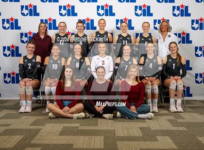 Thumbnail 1 in Johnson City vs. Wink (UIL 2A Volleyball Division I Final Medal Ceremony) photogallery.