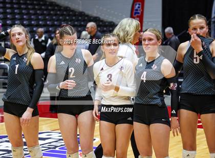 Thumbnail 3 in Johnson City vs. Wink (UIL 2A Volleyball Division I Final Medal Ceremony) photogallery.