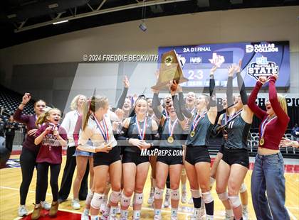 Thumbnail 1 in Johnson City vs. Wink (UIL 2A Volleyball Division I Final Medal Ceremony) photogallery.