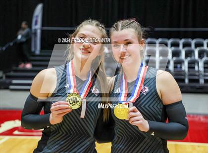 Thumbnail 1 in Johnson City vs. Wink (UIL 2A Volleyball Division I Final Medal Ceremony) photogallery.