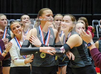 Thumbnail 3 in Johnson City vs. Wink (UIL 2A Volleyball Division I Final Medal Ceremony) photogallery.