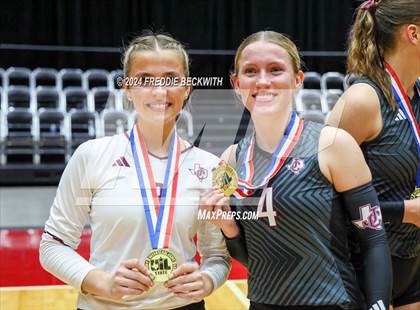 Thumbnail 3 in Johnson City vs. Wink (UIL 2A Volleyball Division I Final Medal Ceremony) photogallery.