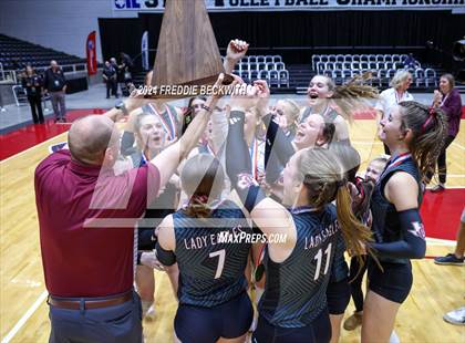 Thumbnail 1 in Johnson City vs. Wink (UIL 2A Volleyball Division I Final Medal Ceremony) photogallery.