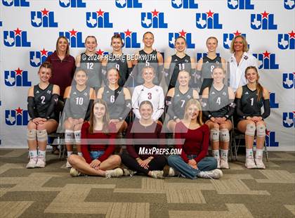 Thumbnail 3 in Johnson City vs. Wink (UIL 2A Volleyball Division I Final Medal Ceremony) photogallery.