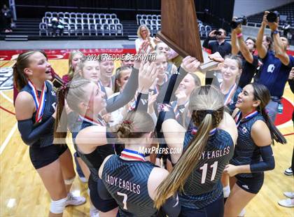 Thumbnail 1 in Johnson City vs. Wink (UIL 2A Volleyball Division I Final Medal Ceremony) photogallery.