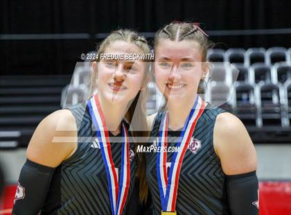 Thumbnail 2 in Johnson City vs. Wink (UIL 2A Volleyball Division I Final Medal Ceremony) photogallery.