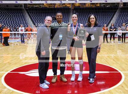 Thumbnail 3 in Johnson City vs. Wink (UIL 2A Volleyball Division I Final Medal Ceremony) photogallery.