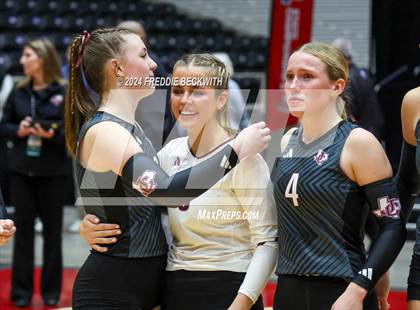 Thumbnail 2 in Johnson City vs. Wink (UIL 2A Volleyball Division I Final Medal Ceremony) photogallery.