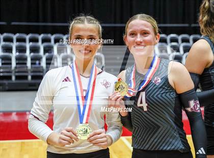 Thumbnail 2 in Johnson City vs. Wink (UIL 2A Volleyball Division I Final Medal Ceremony) photogallery.