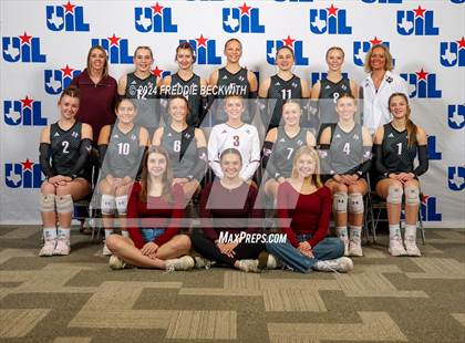Thumbnail 2 in Johnson City vs. Wink (UIL 2A Volleyball Division I Final Medal Ceremony) photogallery.