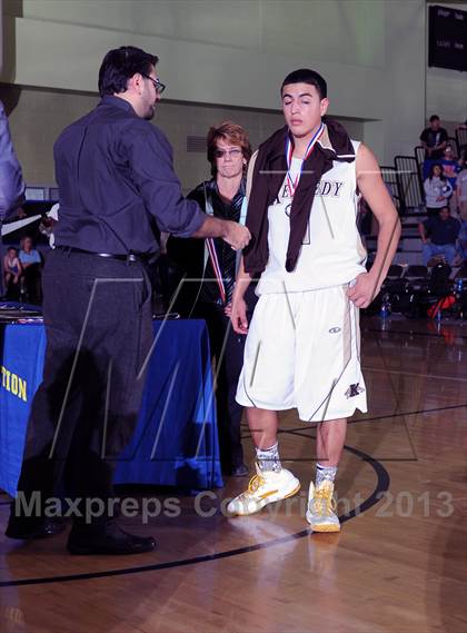 Thumbnail 3 in Kennedy vs. Gardena (CIF LA City Section D2 Final) photogallery.