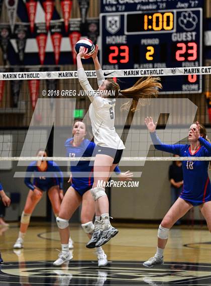 Thumbnail 1 in St. Ignatius @ Marin Catholic (CIF State Open Division) photogallery.