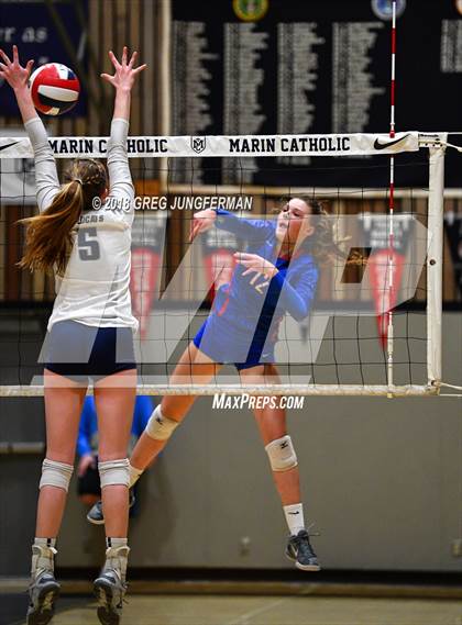 Thumbnail 2 in St. Ignatius @ Marin Catholic (CIF State Open Division) photogallery.