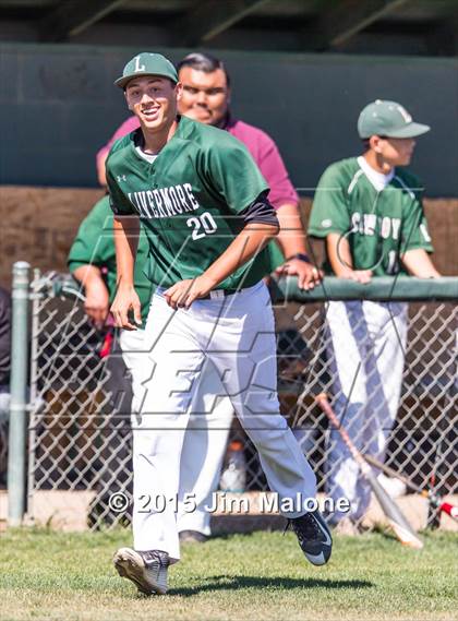 Thumbnail 3 in Livermore @ Kennedy (CIF NCS Playoff Game1) photogallery.