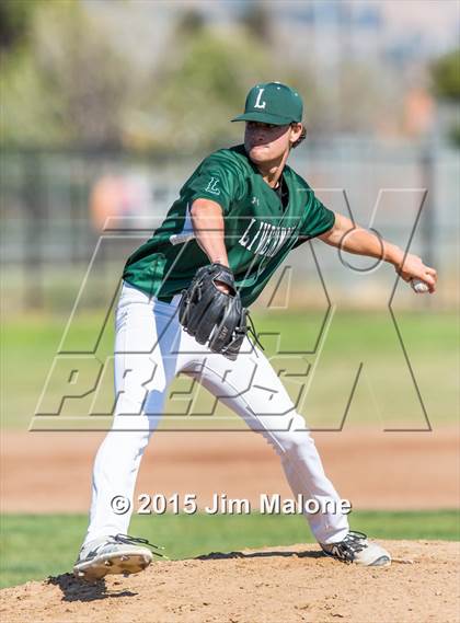 Thumbnail 3 in Livermore @ Kennedy (CIF NCS Playoff Game1) photogallery.