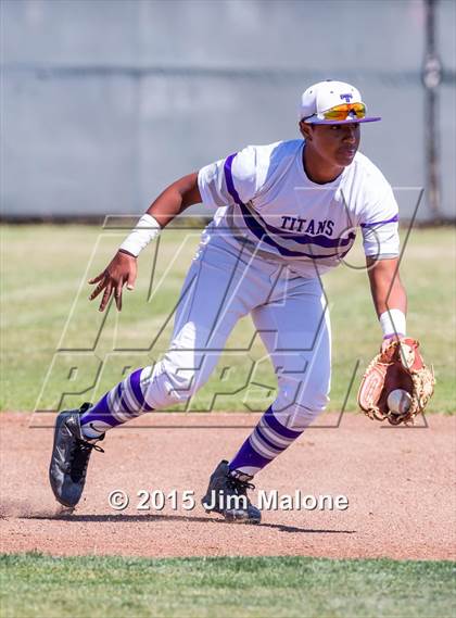 Thumbnail 2 in Livermore @ Kennedy (CIF NCS Playoff Game1) photogallery.