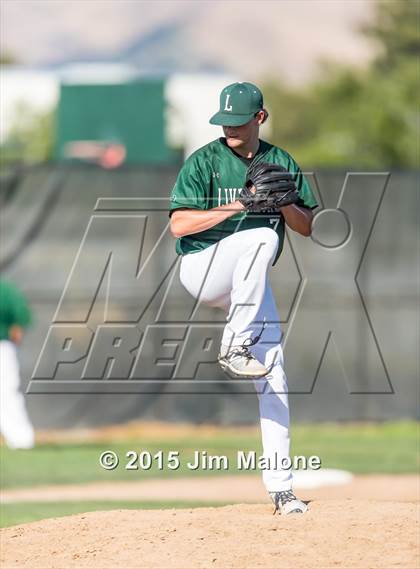 Thumbnail 3 in Livermore @ Kennedy (CIF NCS Playoff Game1) photogallery.