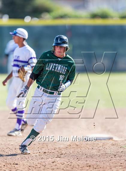 Thumbnail 1 in Livermore @ Kennedy (CIF NCS Playoff Game1) photogallery.