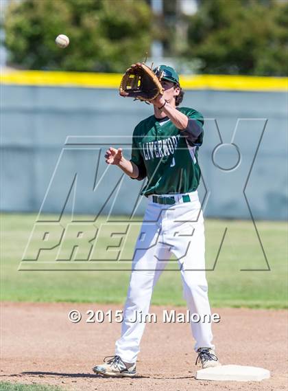 Thumbnail 3 in Livermore @ Kennedy (CIF NCS Playoff Game1) photogallery.