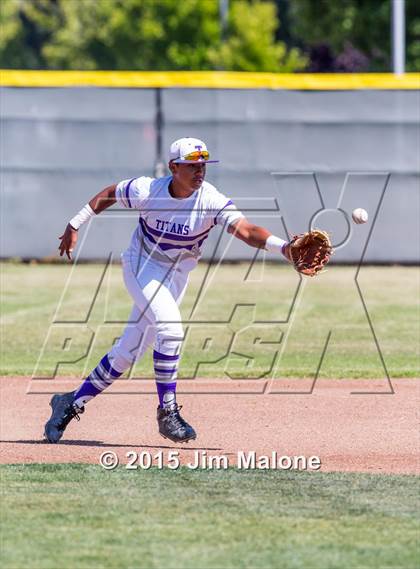 Thumbnail 3 in Livermore @ Kennedy (CIF NCS Playoff Game1) photogallery.