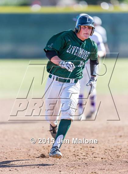 Thumbnail 3 in Livermore @ Kennedy (CIF NCS Playoff Game1) photogallery.