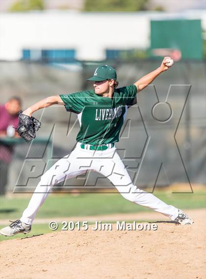 Thumbnail 3 in Livermore @ Kennedy (CIF NCS Playoff Game1) photogallery.
