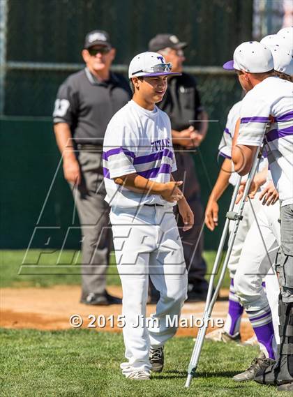 Thumbnail 3 in Livermore @ Kennedy (CIF NCS Playoff Game1) photogallery.