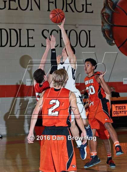 Thumbnail 2 in Veritas Christian Academy vs. Pigeon Forge (King of the Smokies) photogallery.
