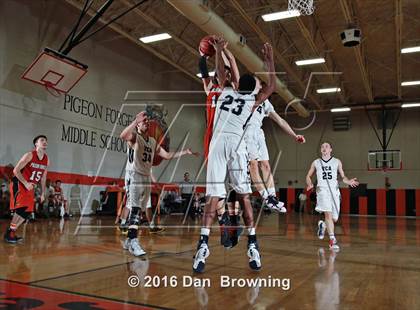 Thumbnail 2 in Veritas Christian Academy vs. Pigeon Forge (King of the Smokies) photogallery.