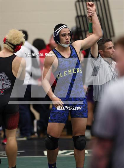 Thumbnail 3 in UIL 6A Regional Wrestling Tournament  photogallery.