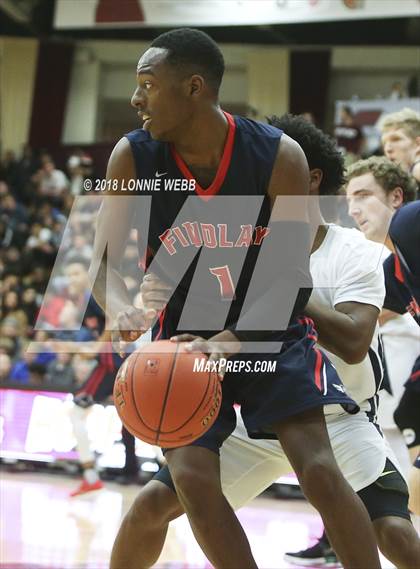 Thumbnail 2 in Findlay Prep vs. Immaculate Conception (Spalding Hoophall Classic) photogallery.