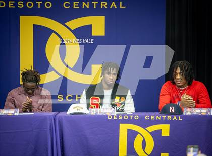 Thumbnail 1 in DeSoto Central Signing Day photogallery.